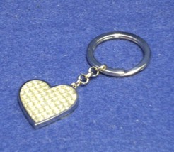 3584 Heart Key Ring with Crystals